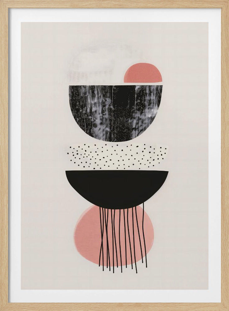 Abstract Minimalist Shapes No 5 - Poster / Art Print
