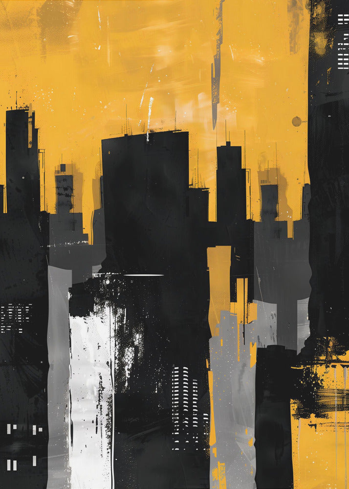 Big City Skyline - Poster / Art Print
