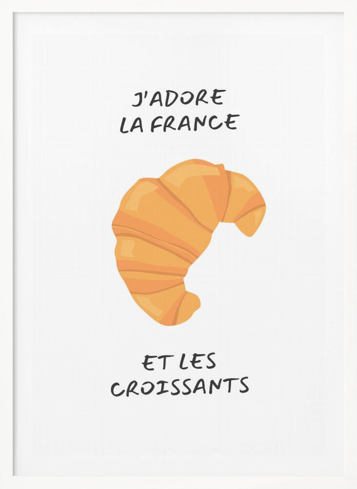 J´adore la france - Poster / Art Print