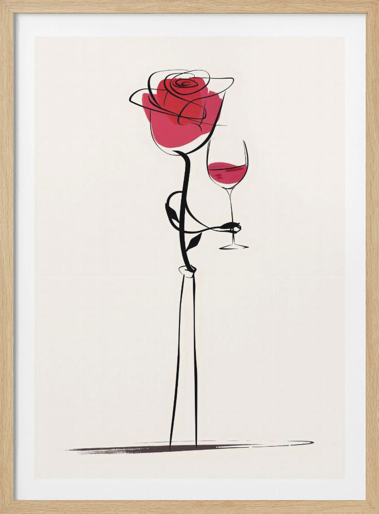 Wine Rose - Poster / Art Print