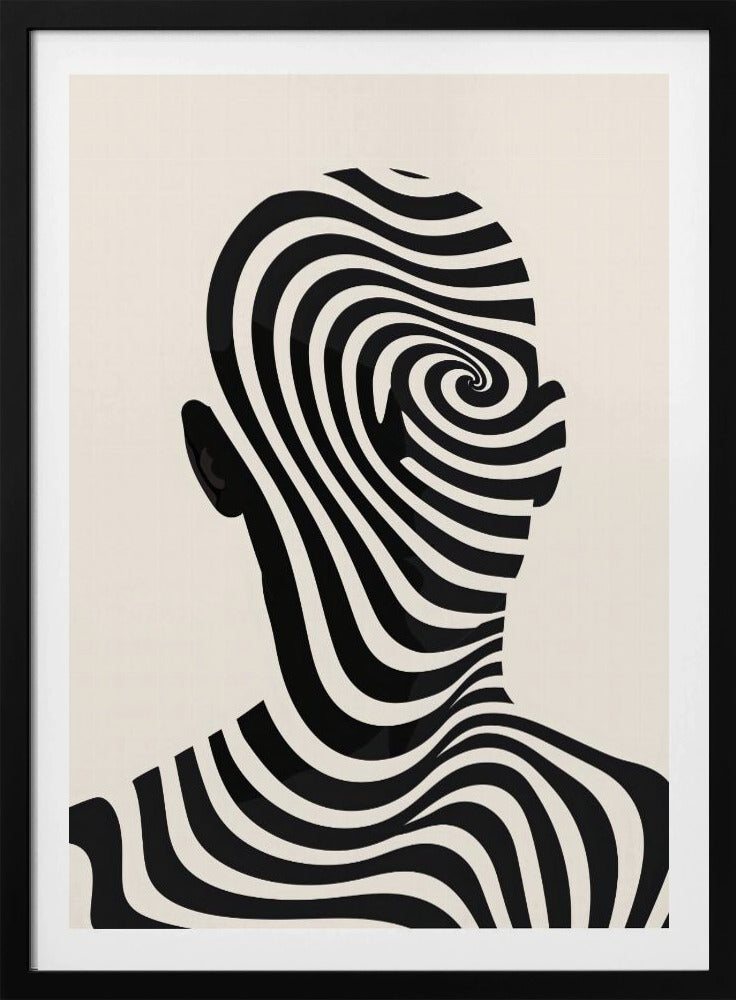 Striped Man - Poster / Art Print