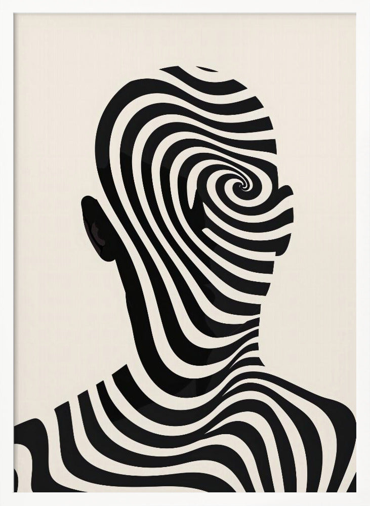 Striped Man - Poster / Art Print