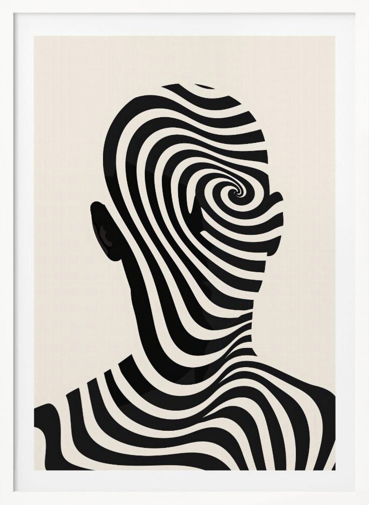 Striped Man - Poster / Art Print