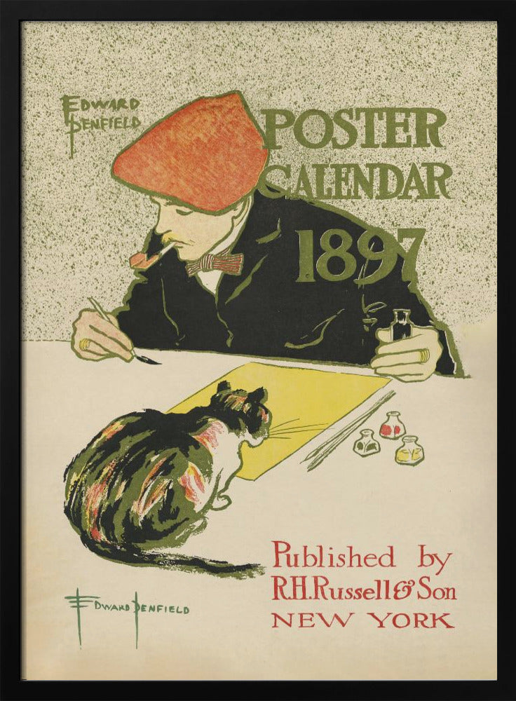 Edward Penfield Self Portrait - Poster / Art Print
