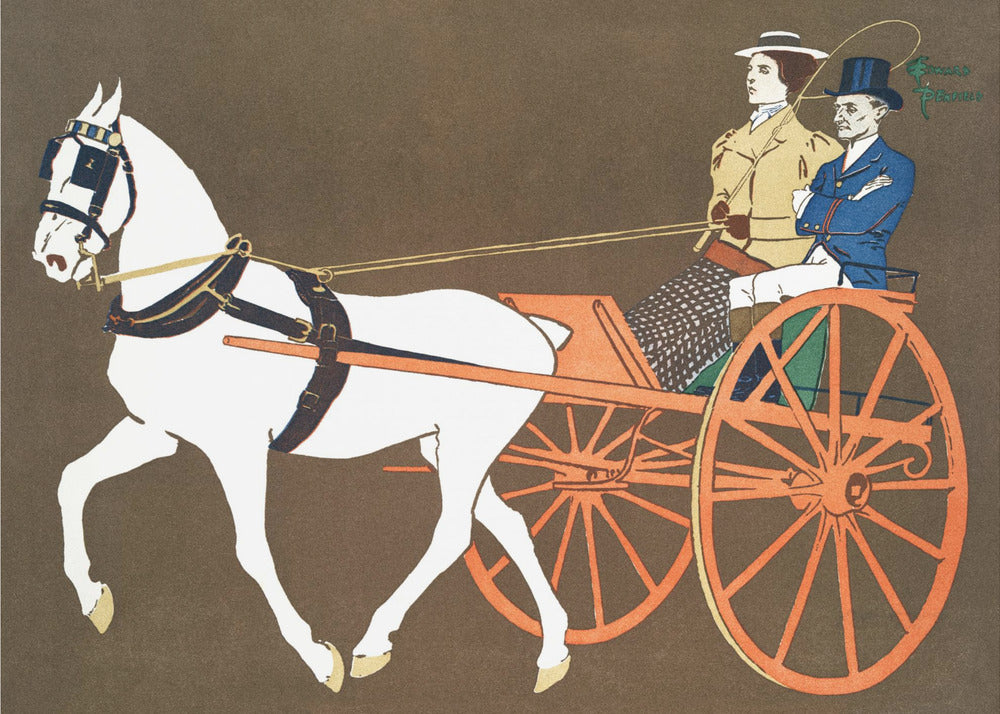 Women In Carriage (ca. 1890–1907) - Poster / Art Print
