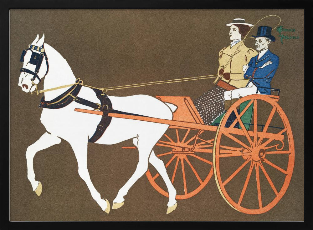Women In Carriage (ca. 1890–1907) - Poster / Art Print