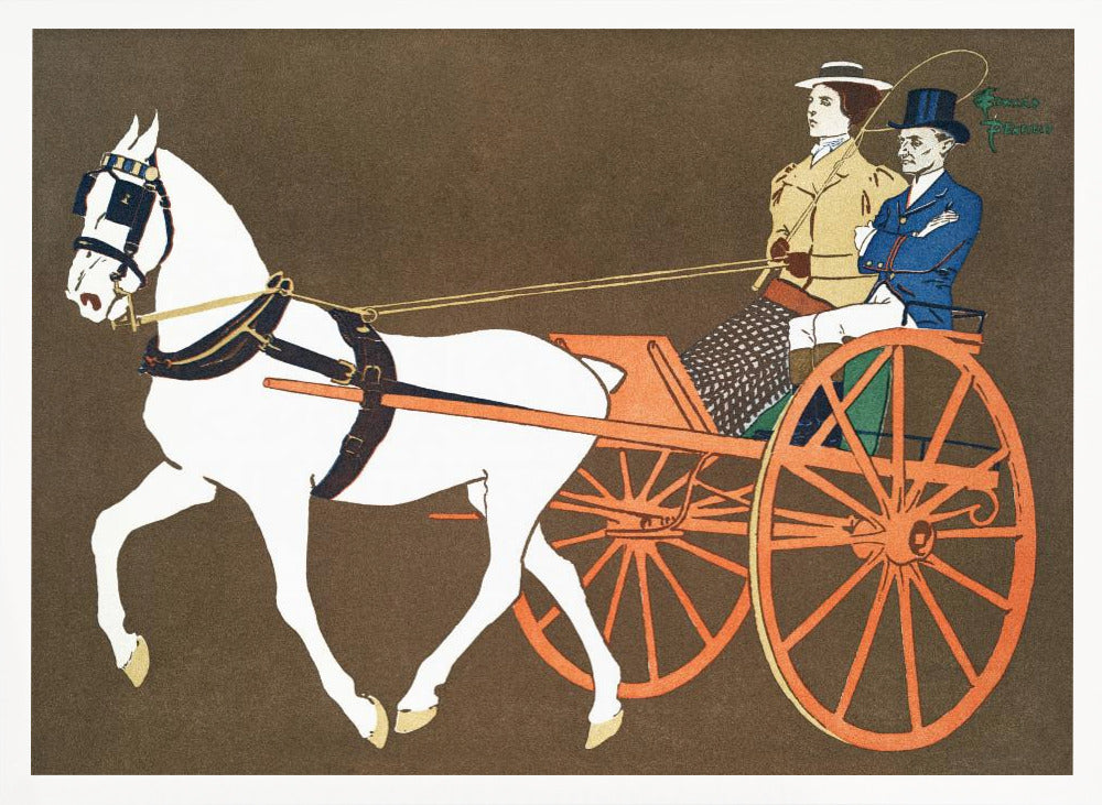 Women In Carriage (ca. 1890–1907) - Poster / Art Print