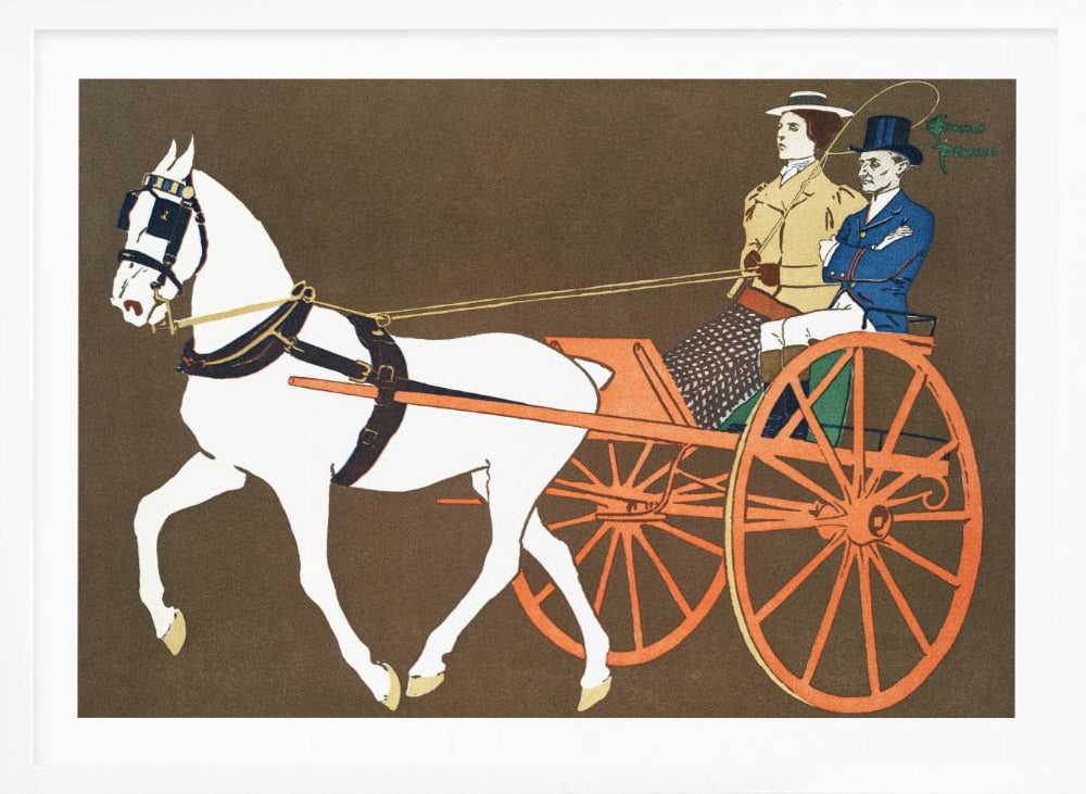 Women In Carriage (ca. 1890–1907) - Poster / Art Print