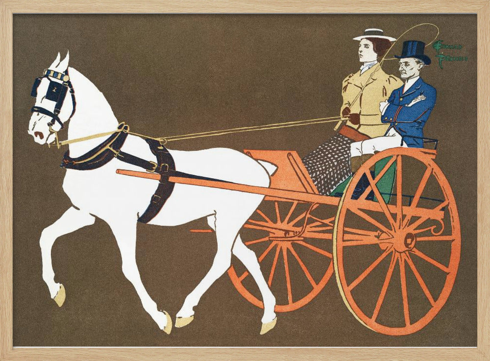 Women In Carriage (ca. 1890–1907) - Poster / Art Print