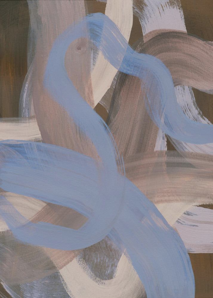 Abstract Brush Strokes 124X - Poster / Art Print