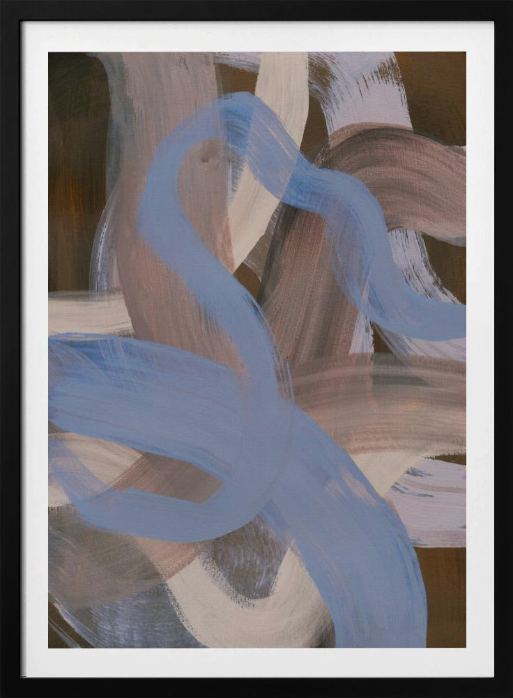 Abstract Brush Strokes 124X - Poster / Art Print