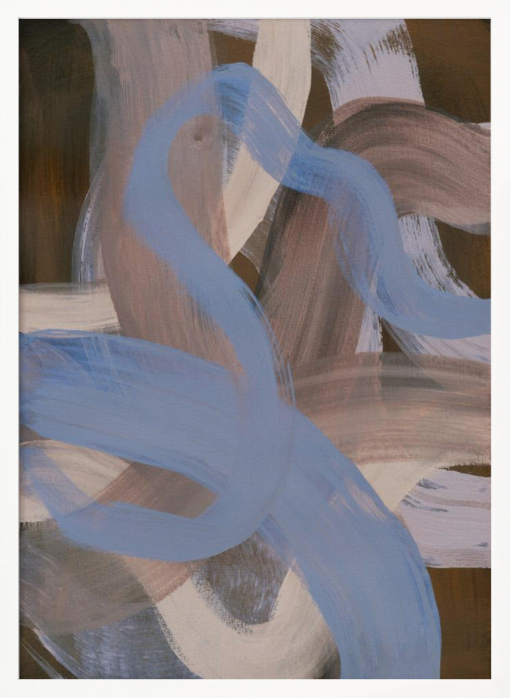 Abstract Brush Strokes 124X - Poster / Art Print