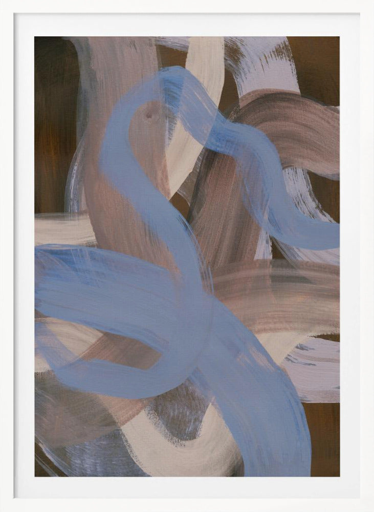 Abstract Brush Strokes 124X - Poster / Art Print