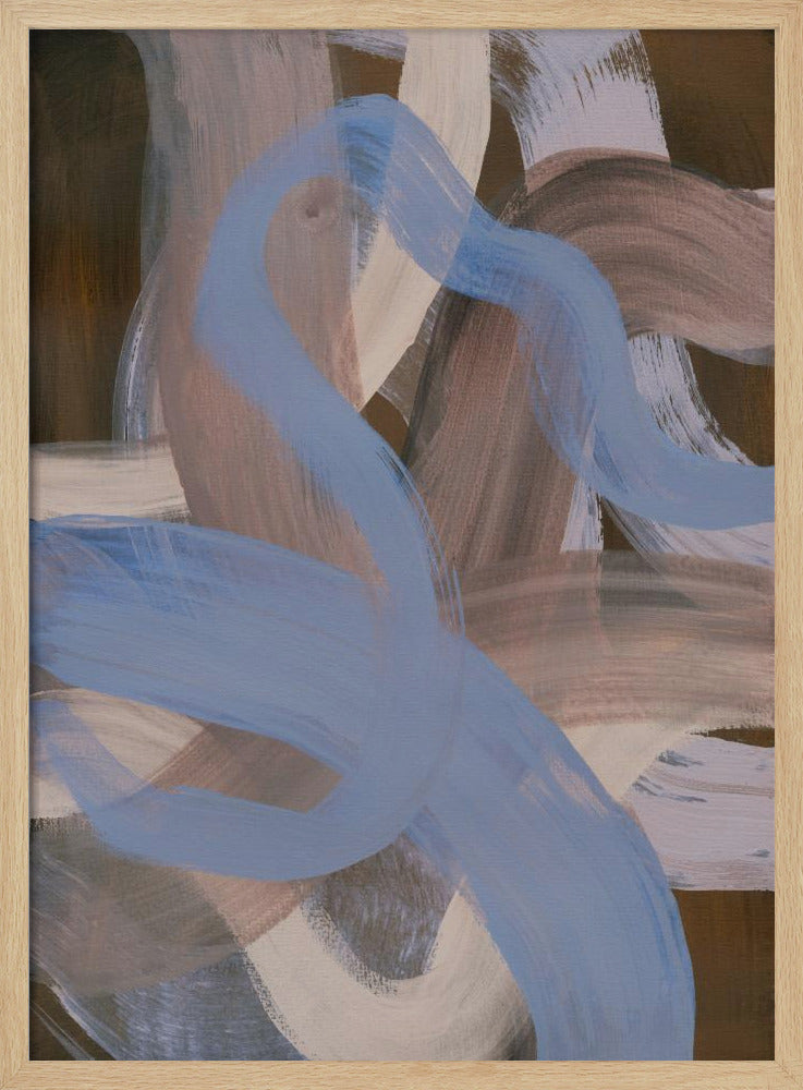 Abstract Brush Strokes 124X - Poster / Art Print