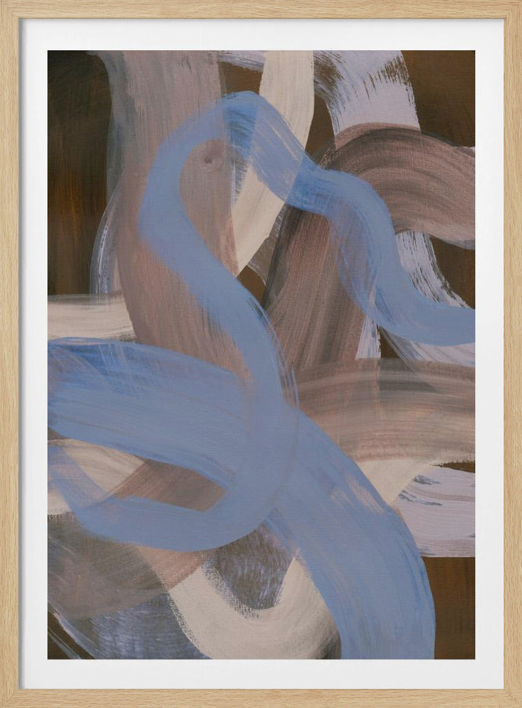 Abstract Brush Strokes 124X - Poster / Art Print