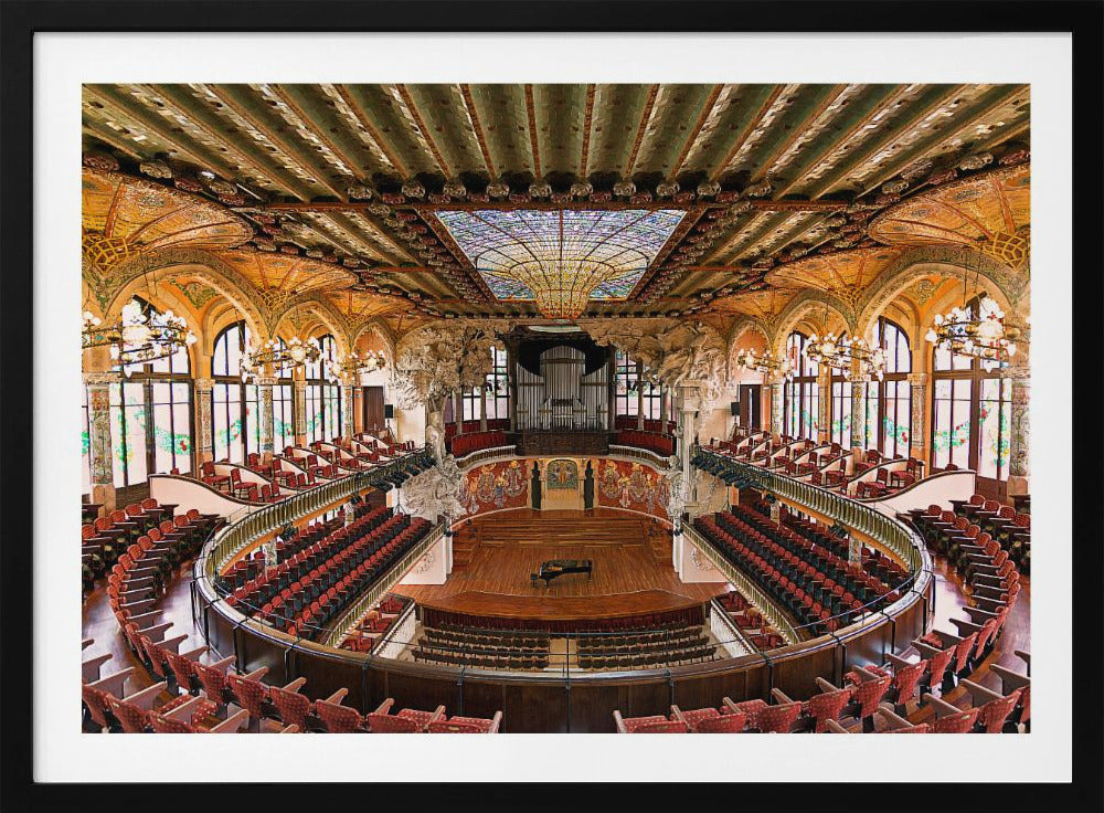 Inside the Palau - Poster / Art Print