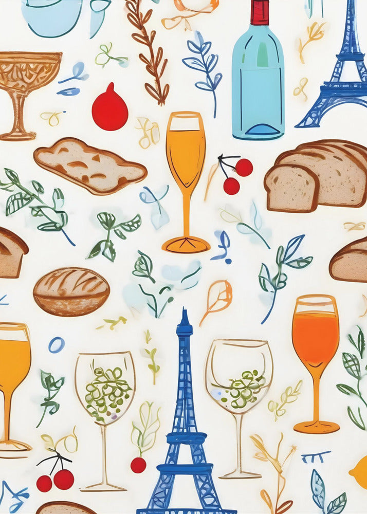 Paris Things - Poster / Art Print