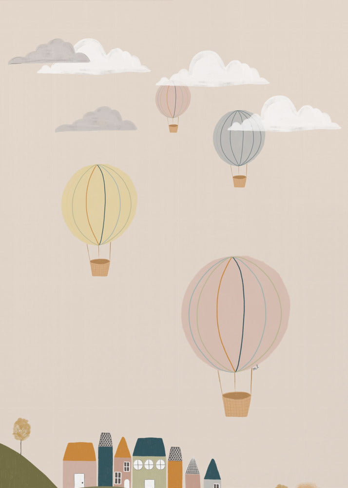 Hot Air Balloons 24x36 - Poster / Art Print