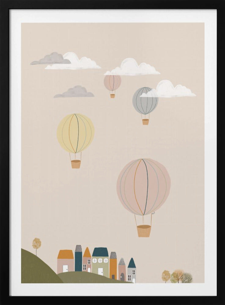 Hot Air Balloons 24x36 - Poster / Art Print