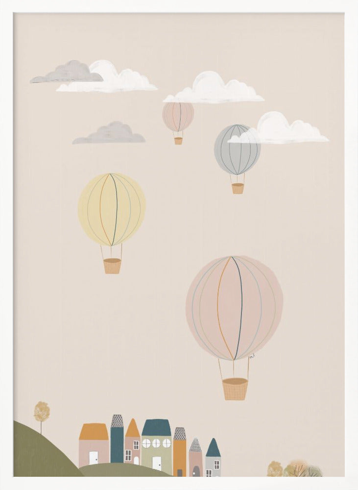 Hot Air Balloons 24x36 - Poster / Art Print