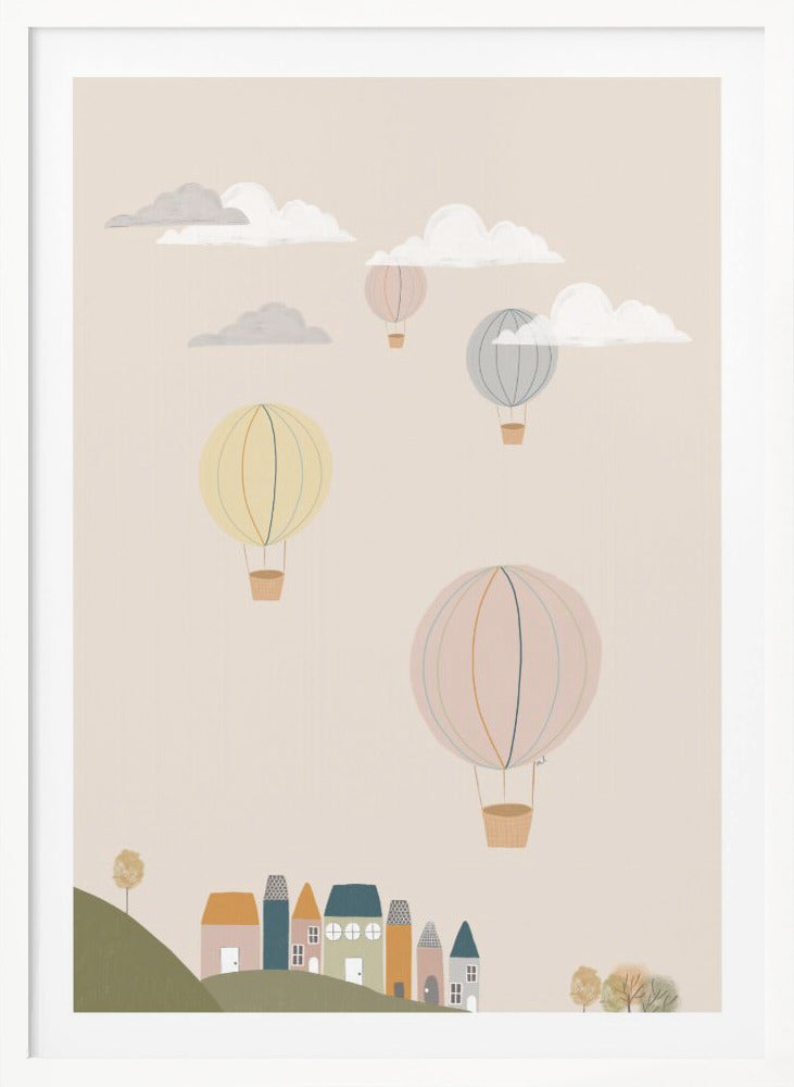 Hot Air Balloons 24x36 - Poster / Art Print