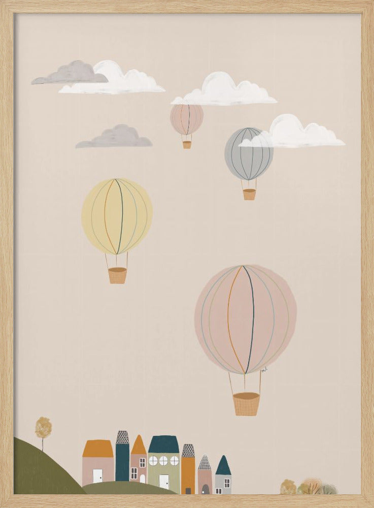 Hot Air Balloons 24x36 - Poster / Art Print