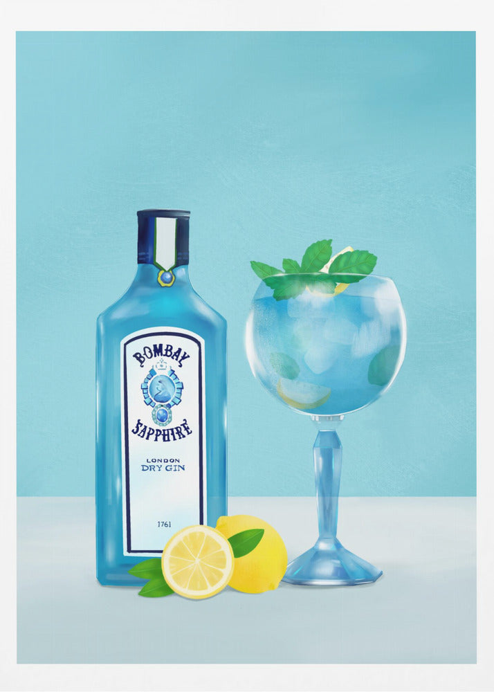 Gin Cocktail - Poster / Art Print