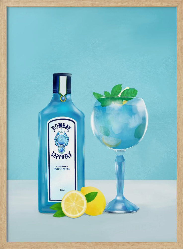 Gin Cocktail - Poster / Art Print