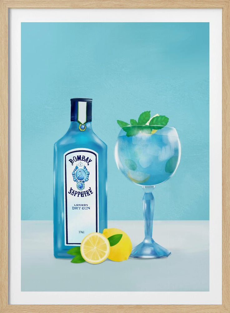Gin Cocktail - Poster / Art Print