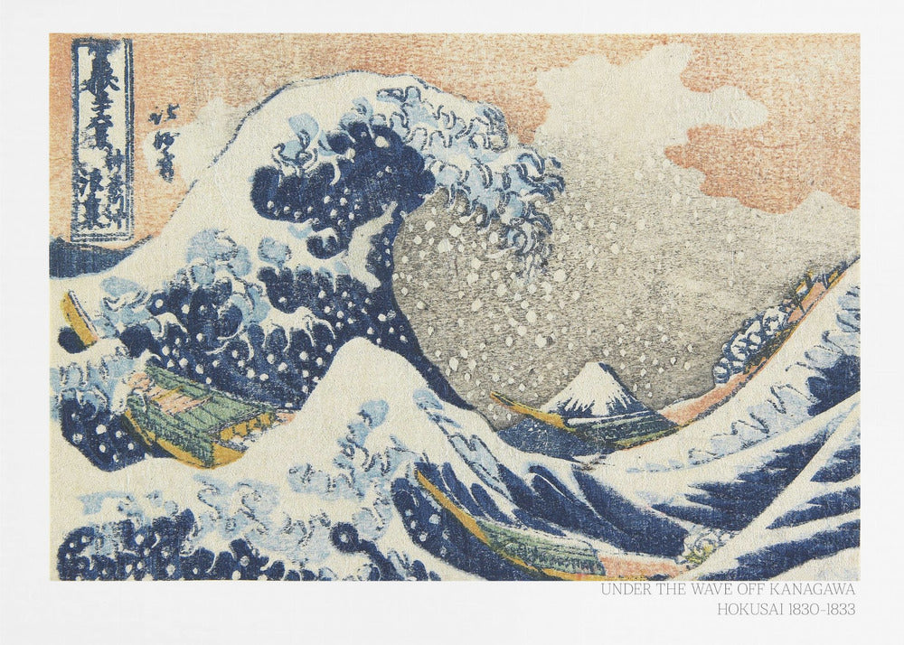 Hokusai's Under the Wave Off Kanagawa (1830 1833) - Poster / Art Print