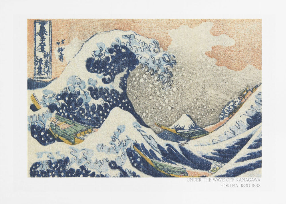 Hokusai's Under the Wave Off Kanagawa (1830 1833) - Poster / Art Print