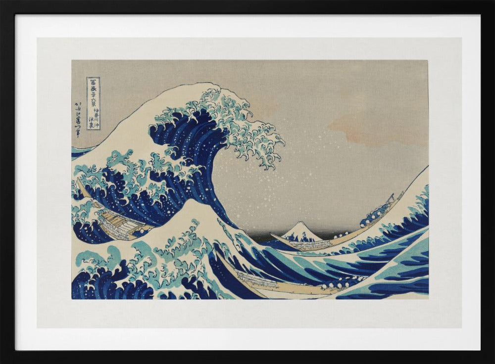 The wave - Kanazawa Oki Nami Ura - Poster / Art Print