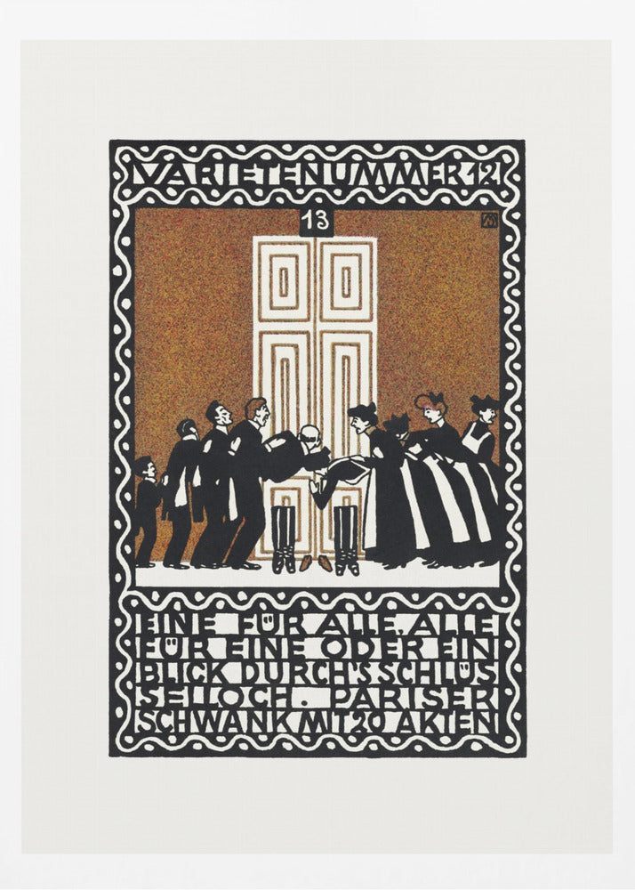 Variety Act 12 One for All, All for One or a Glimpse Through the Keyhole - Poster / Art Print