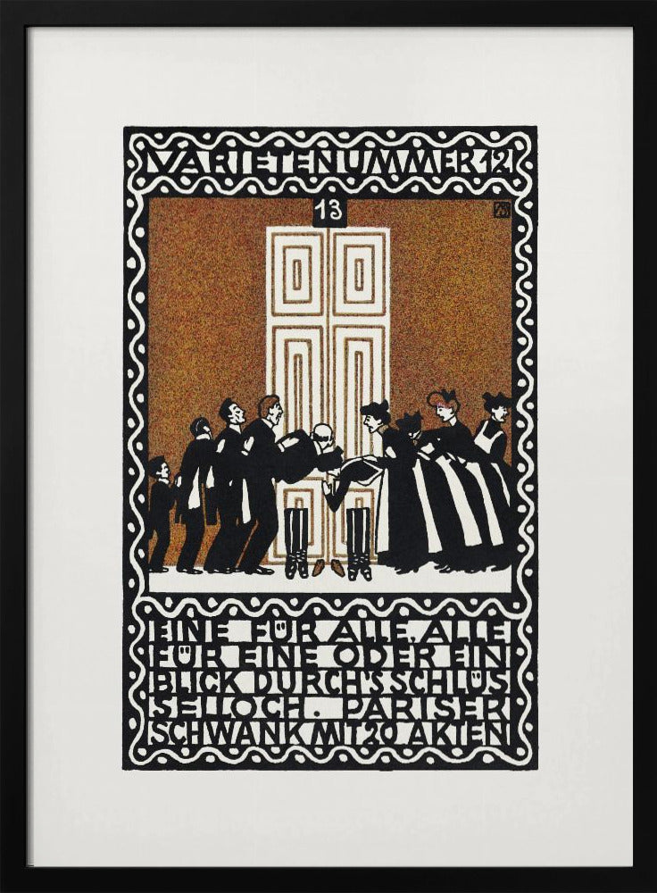 Variety Act 12 One for All, All for One or a Glimpse Through the Keyhole - Poster / Art Print