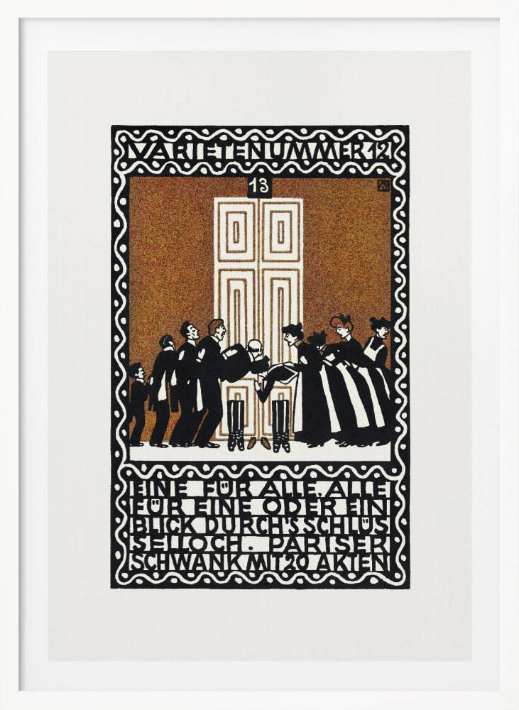 Variety Act 12 One for All, All for One or a Glimpse Through the Keyhole - Poster / Art Print