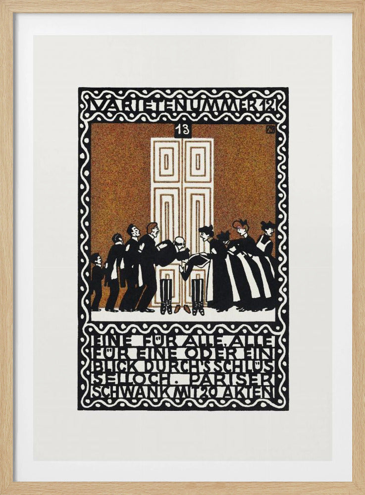 Variety Act 12 One for All, All for One or a Glimpse Through the Keyhole - Poster / Art Print
