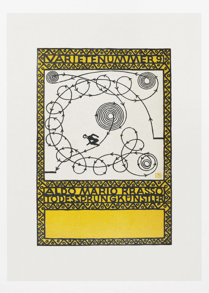 Variety Act 9 Also Mario Brasso, leap of Death - Poster / Art Print