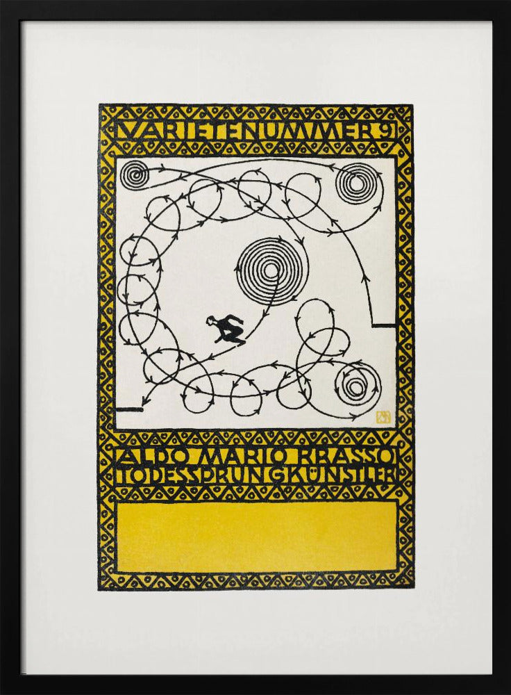 Variety Act 9 Also Mario Brasso, leap of Death - Poster / Art Print