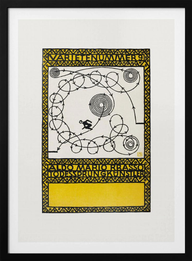 Variety Act 9 Also Mario Brasso, leap of Death - Poster / Art Print