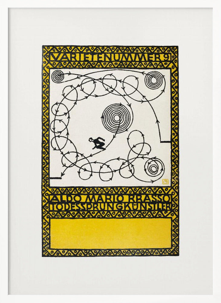 Variety Act 9 Also Mario Brasso, leap of Death - Poster / Art Print