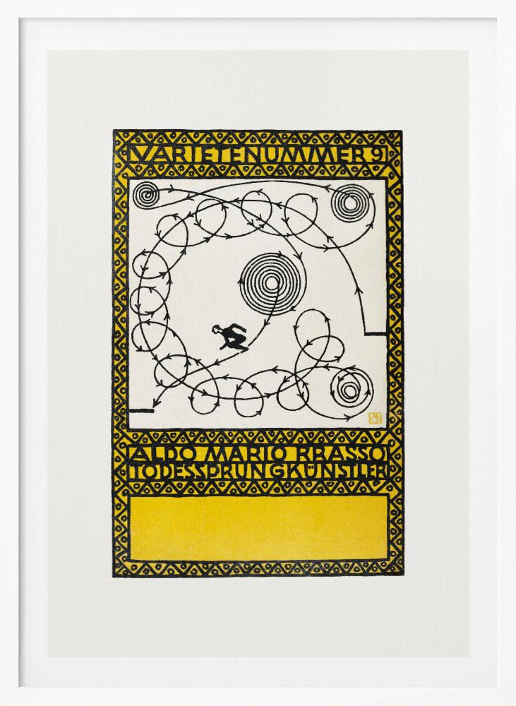 Variety Act 9 Also Mario Brasso, leap of Death - Poster / Art Print