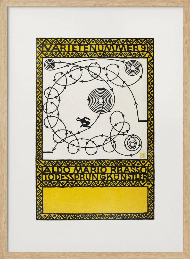 Variety Act 9 Also Mario Brasso, leap of Death - Poster / Art Print