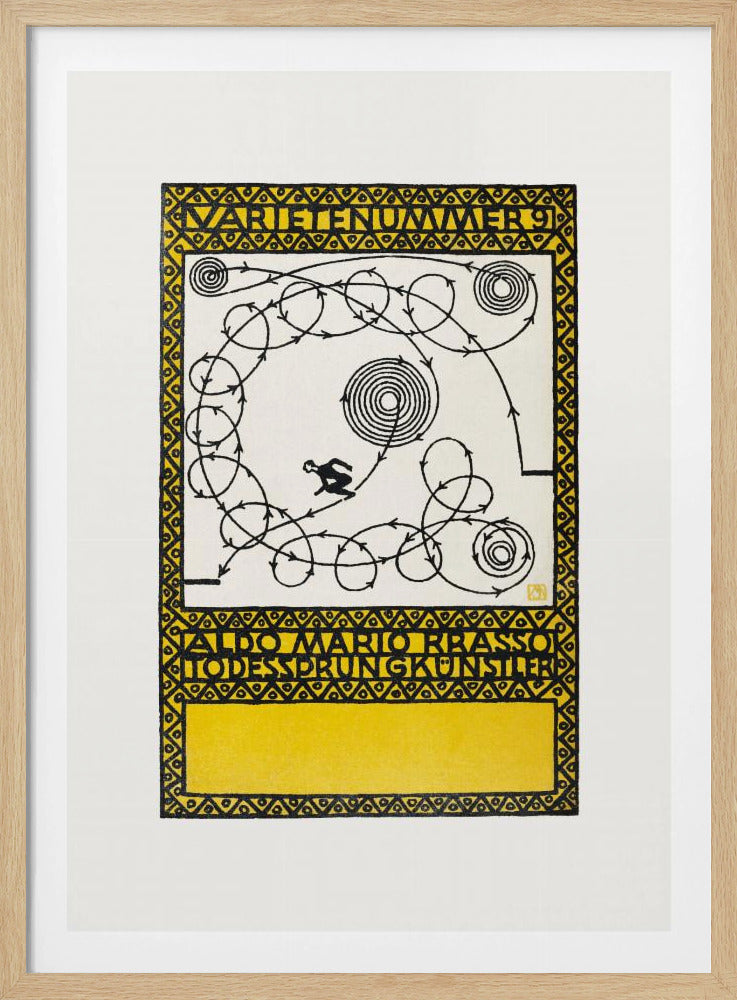 Variety Act 9 Also Mario Brasso, leap of Death - Poster / Art Print
