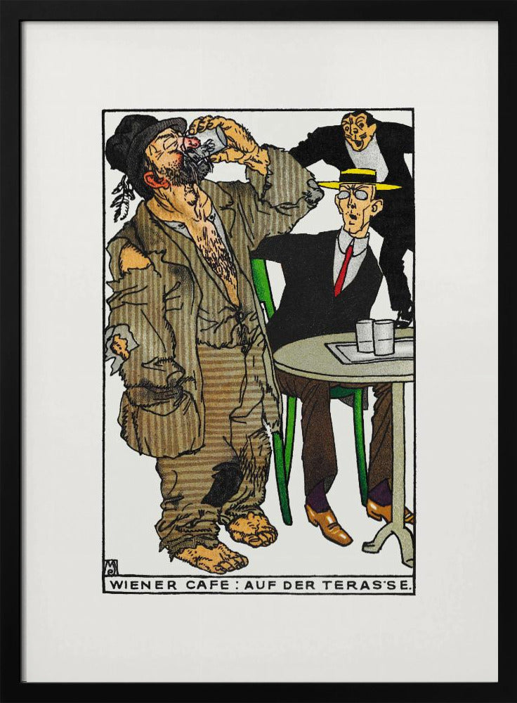Viennese Café On the Terrace - Poster / Art Print