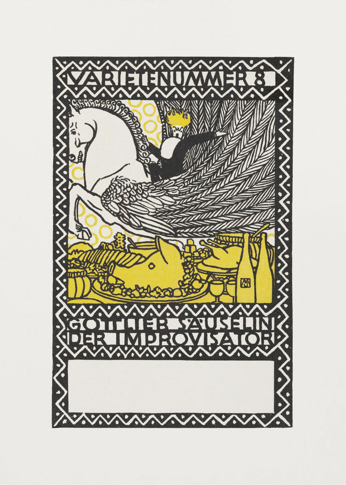 Gottlieb Säuselin the Improviser - Poster / Art Print