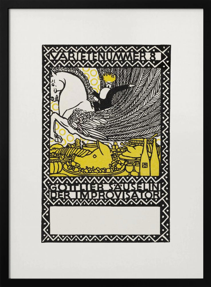 Gottlieb Säuselin the Improviser - Poster / Art Print