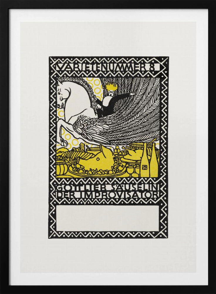 Gottlieb Säuselin the Improviser - Poster / Art Print
