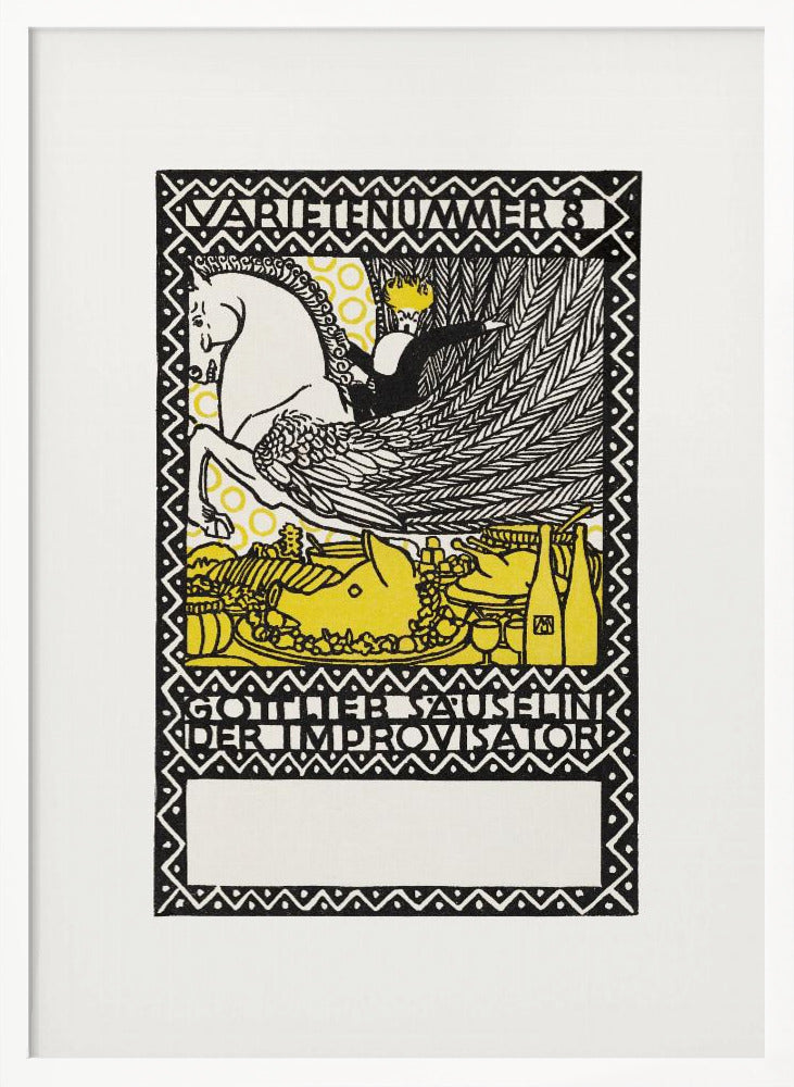 Gottlieb Säuselin the Improviser - Poster / Art Print