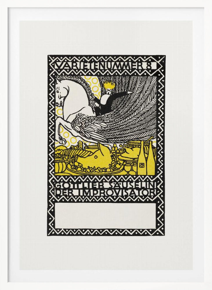 Gottlieb Säuselin the Improviser - Poster / Art Print