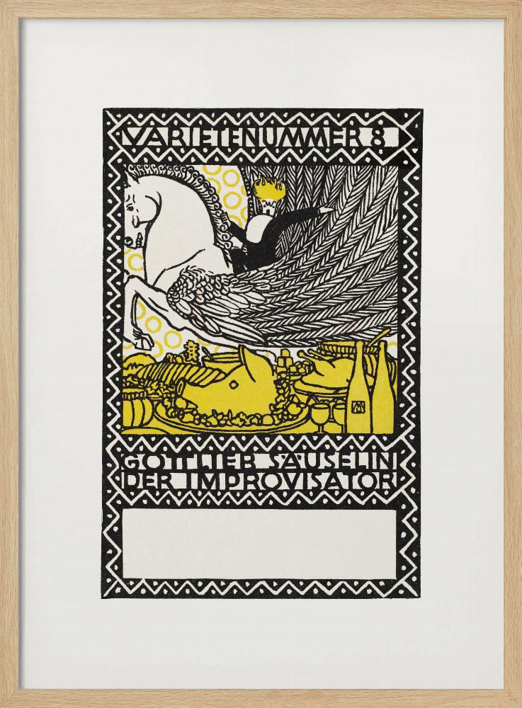 Gottlieb Säuselin the Improviser - Poster / Art Print
